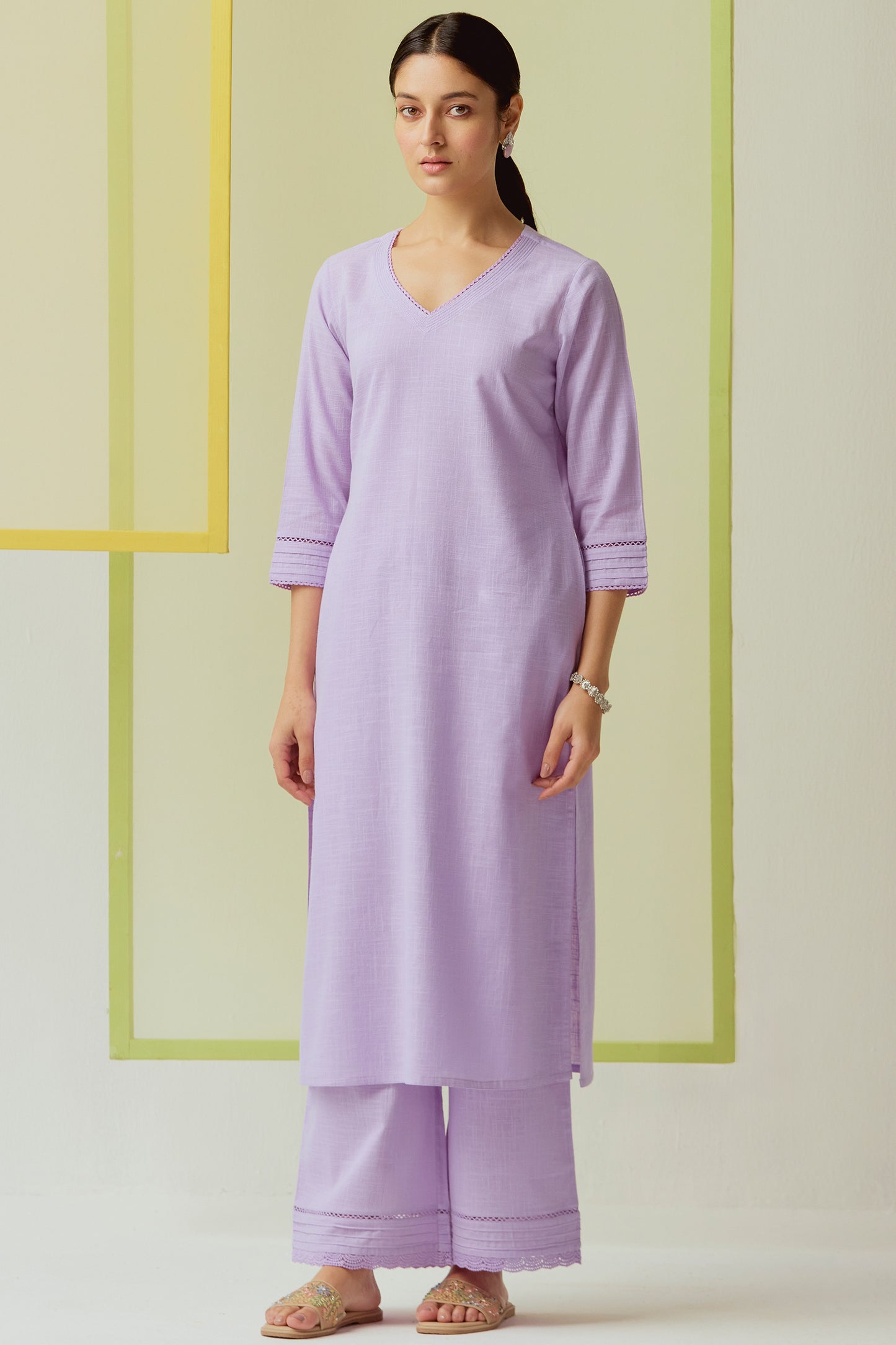 Vedora Noor-e Collection – Handcrafted Kurta Pant Sets in Timeless Hues