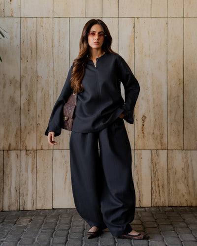 The Aira Minimal Cotton Relaxed Co-ord Set