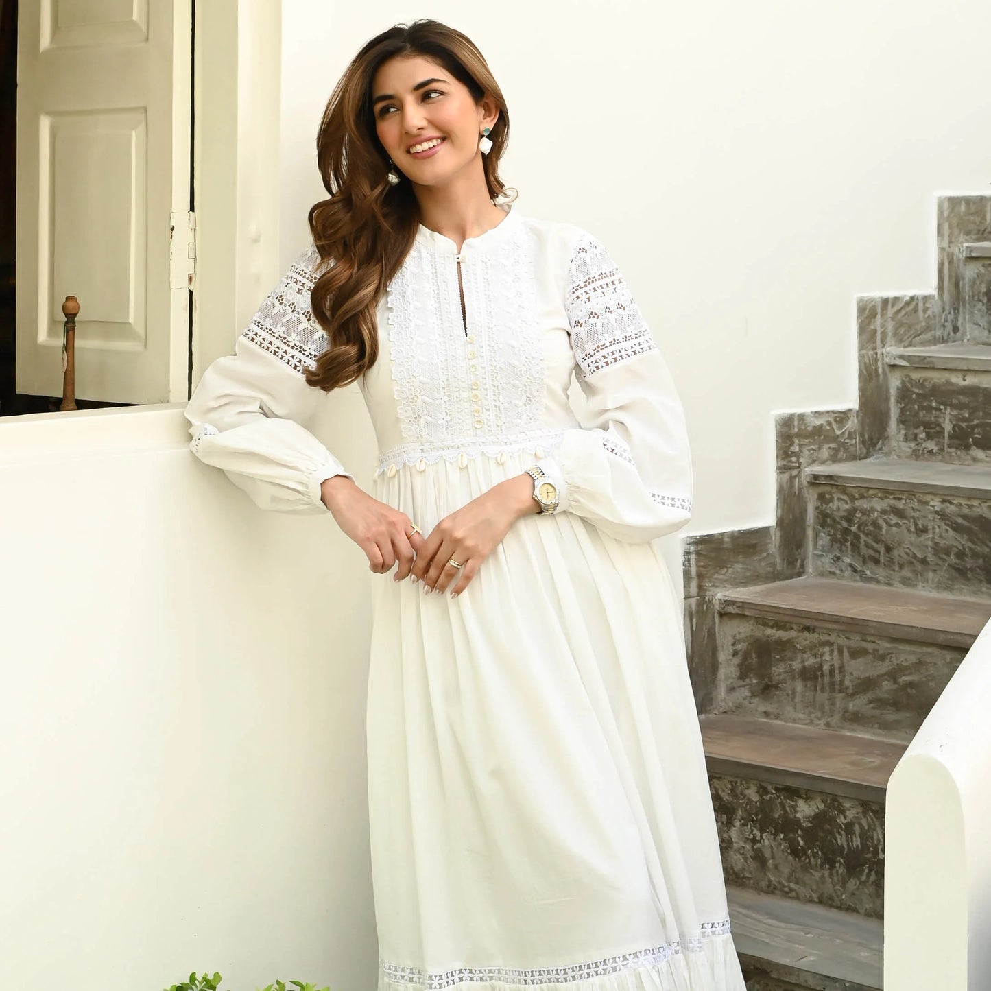 Ethereal Charm Cotton Maxi