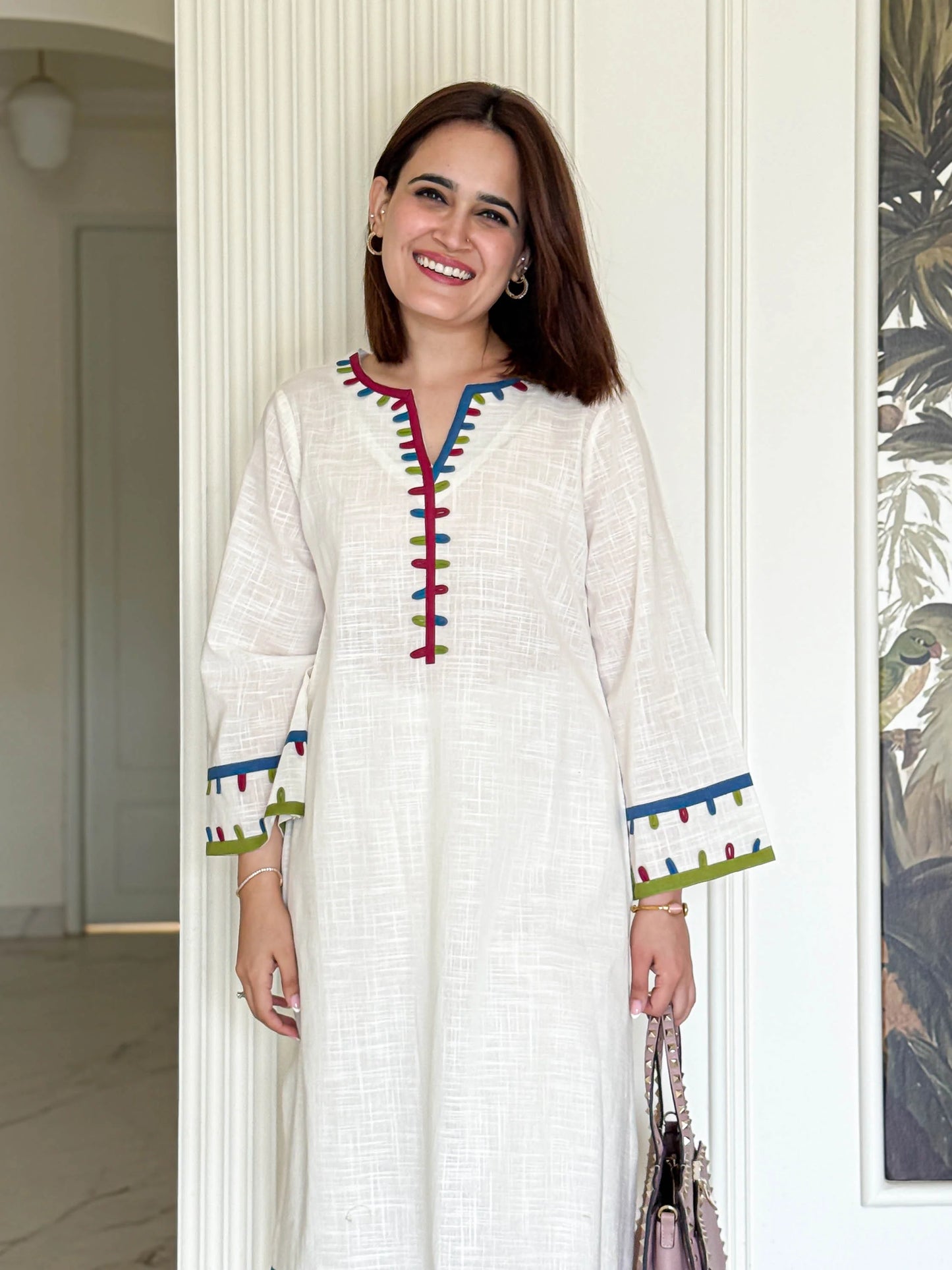 Tropic Ties Cotton Slub Co-ord Set