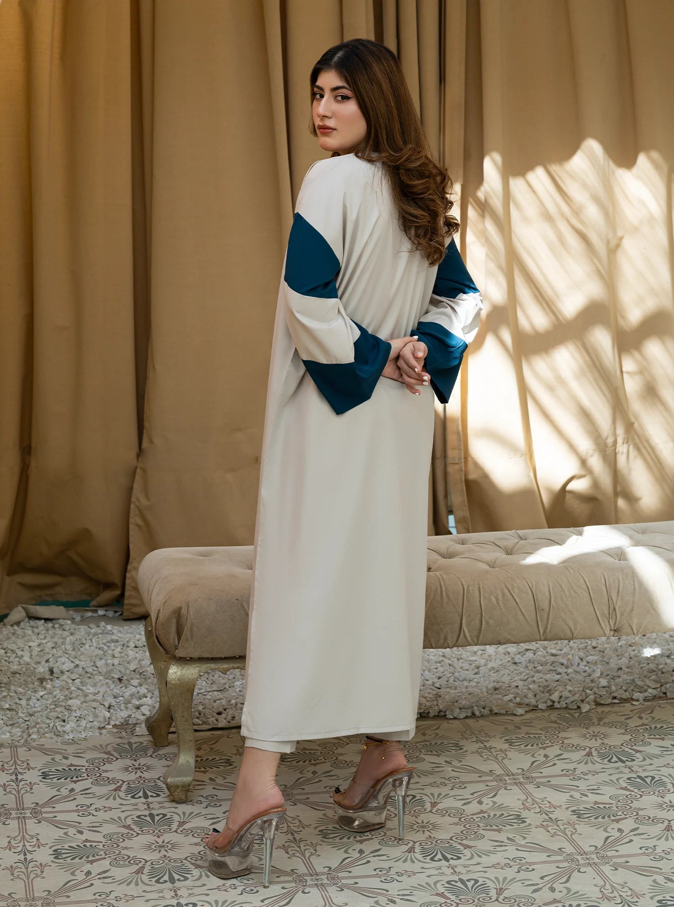 Femme Kaftan Set – Premium Elegance