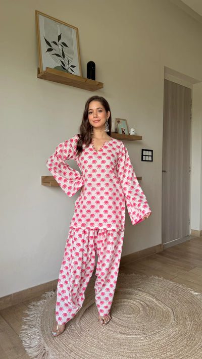 Mishti Cotton Farshi Salwar Set
