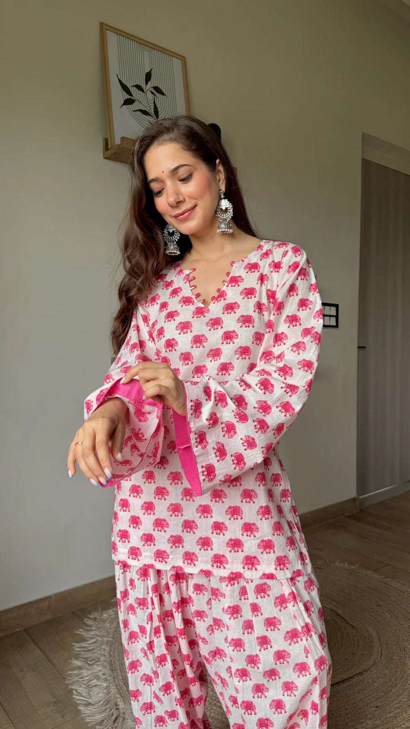 Mishti Cotton Farshi Salwar Set