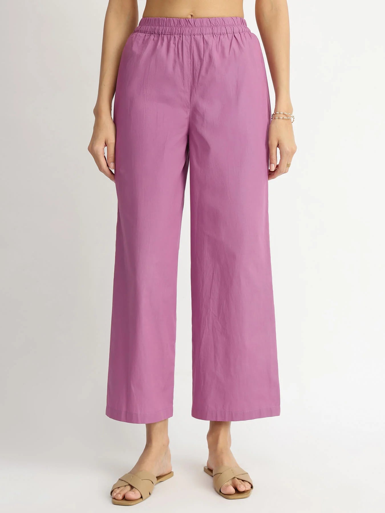 Lilac Lift – Air Loom Cotton Poplin Kurta Set