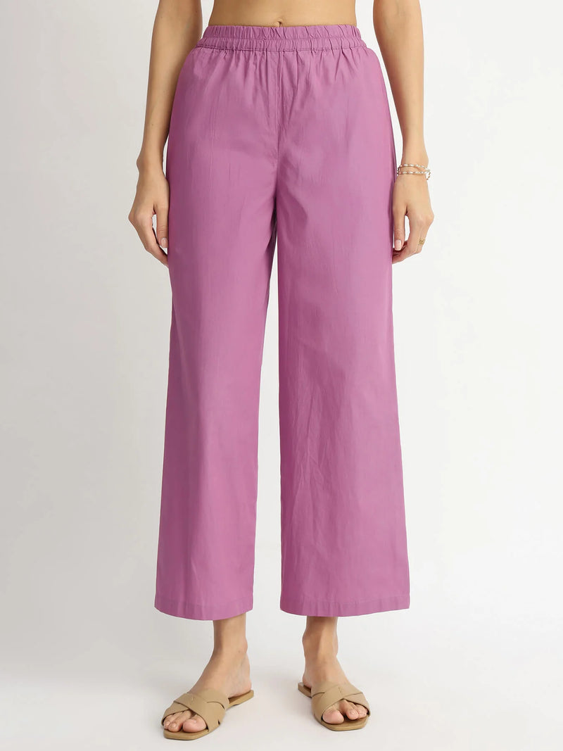 Lilac Lift – Air Loom Cotton Poplin Kurta Set