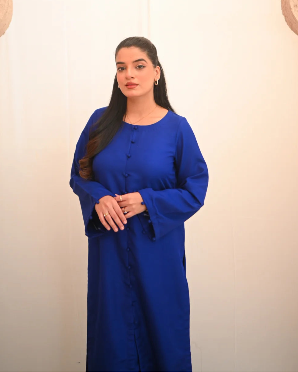 Vedora Royal Blue Kurta Set – A Perfect Blend of Tradition & Contemporary Fashion