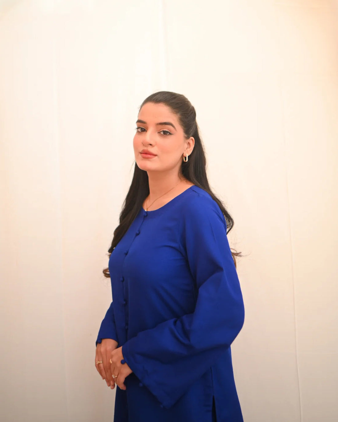 Vedora Royal Blue Kurta Set – A Perfect Blend of Tradition & Contemporary Fashion