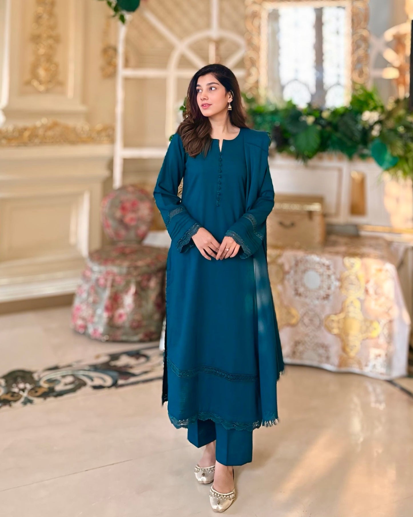 Lawn Dobby Elegance – 3-Piece Stitched Suit Set