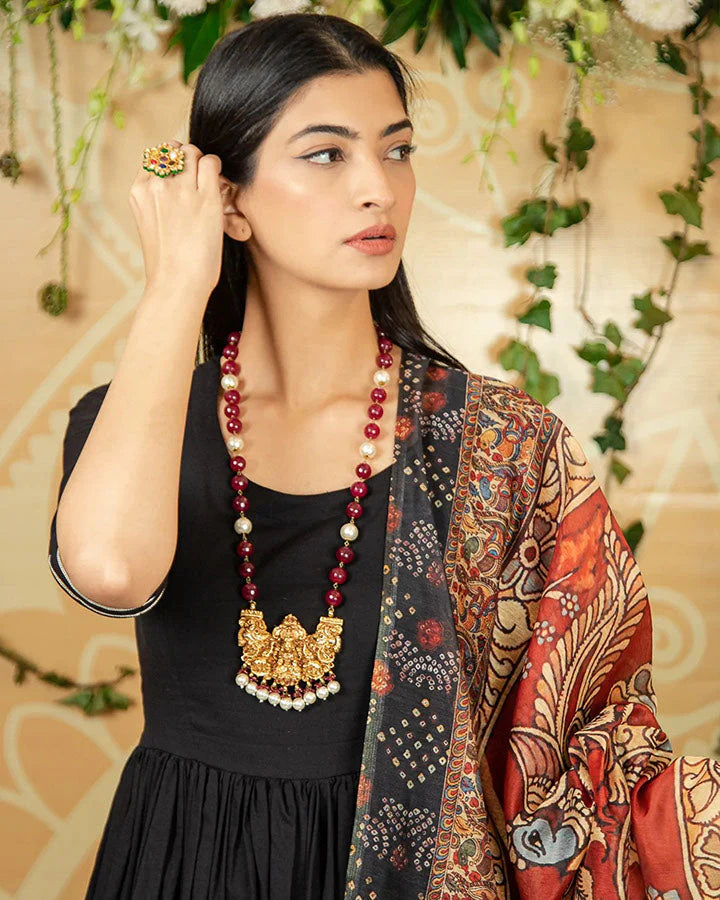 Peacock Kalamkari Suit Set – Timeless Tradition with a Contemporary Touch