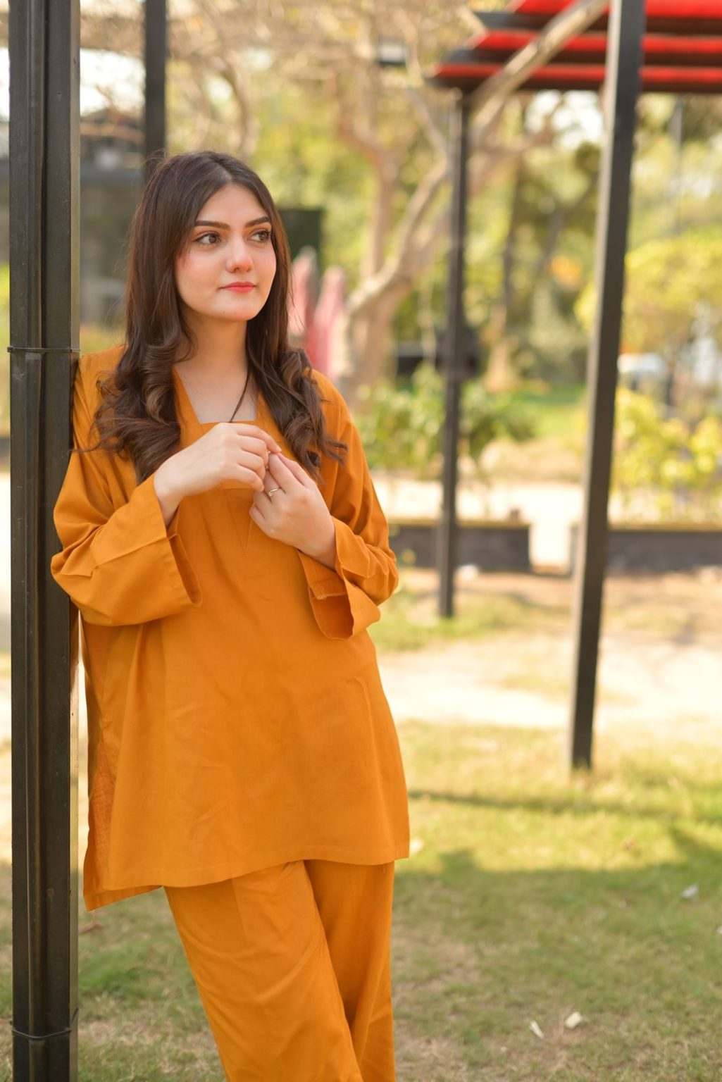 "Aura" - Solid Cotton Kurta & Pant Co-ord Set
