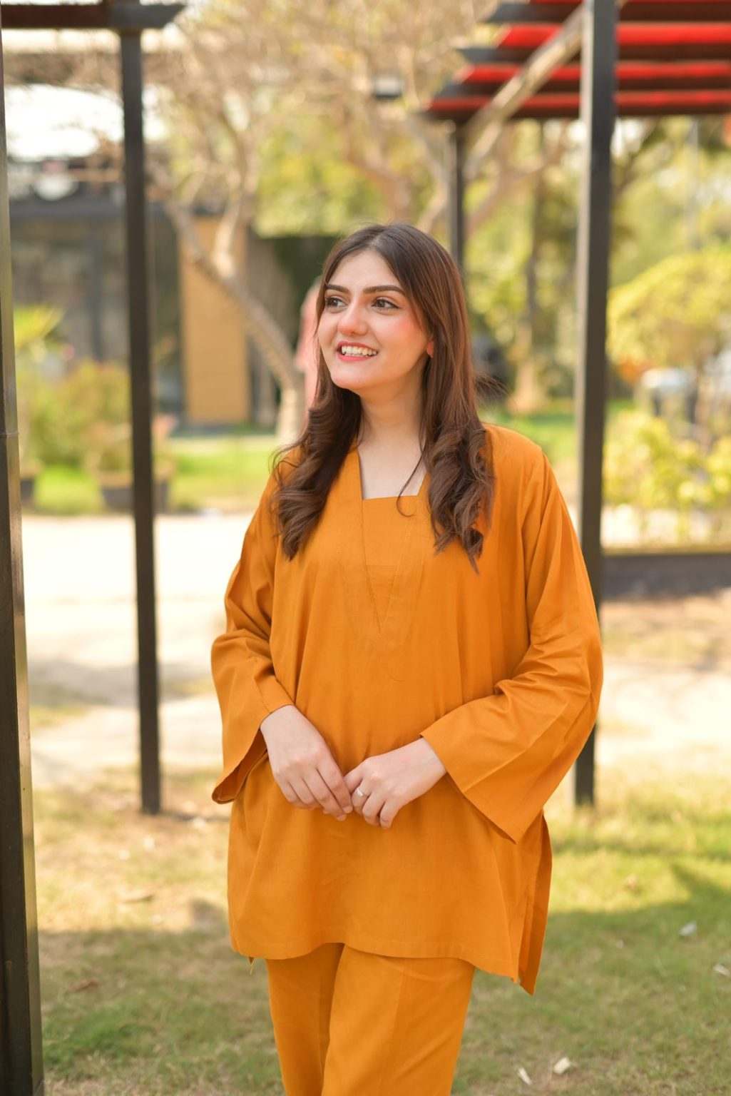 "Aura" - Solid Cotton Kurta & Pant Co-ord Set