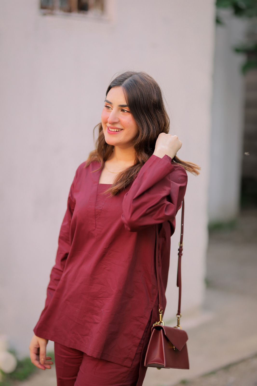 "Aura" - Solid Cotton Kurta & Pant Co-ord Set