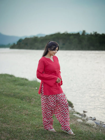Kanak Cotton Farshi Salwar Set