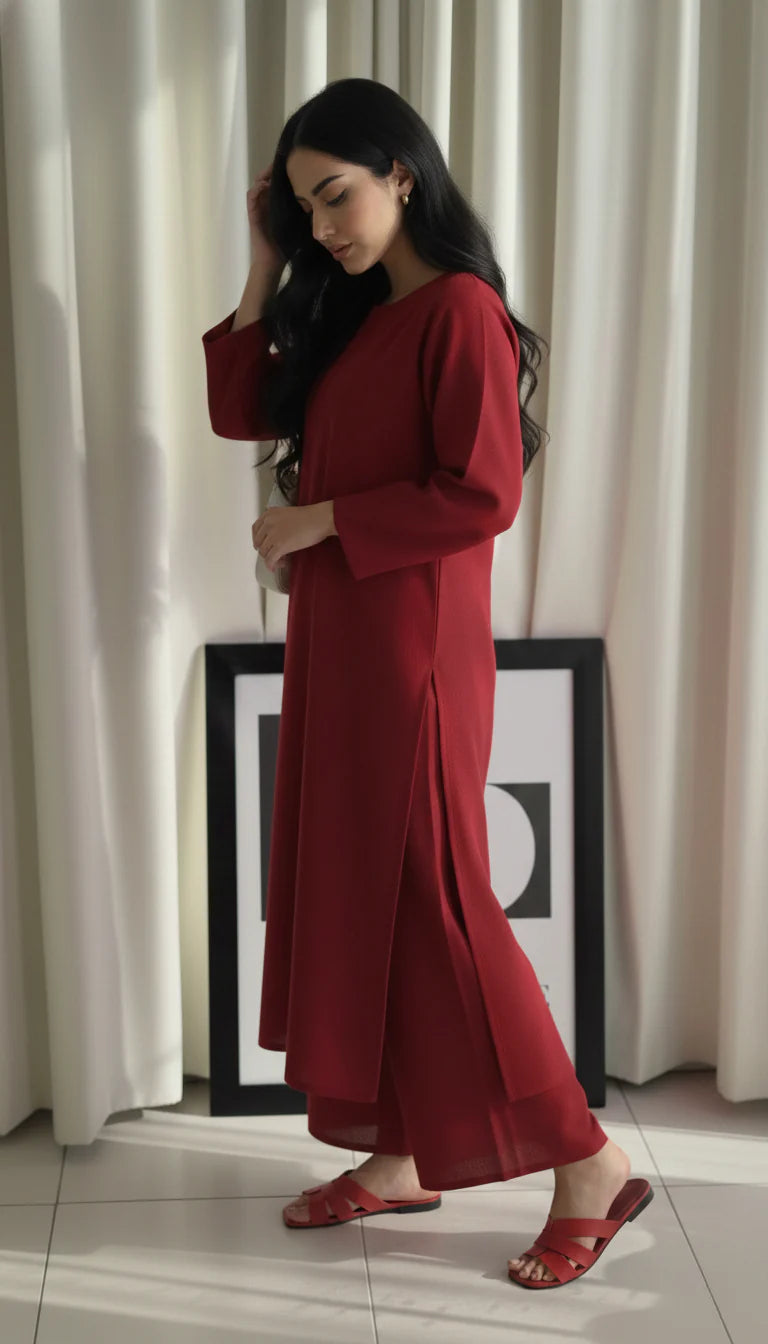 "Tarini" - Elegant Premium Cotton Kurta & Pants Set