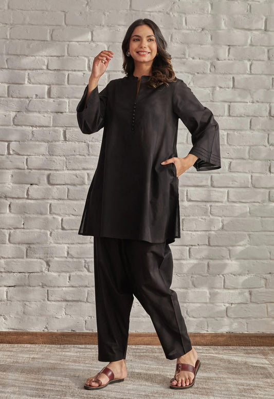 Vedora Cotton Co-Ord Set – Comfort Fit | Full Sleeves