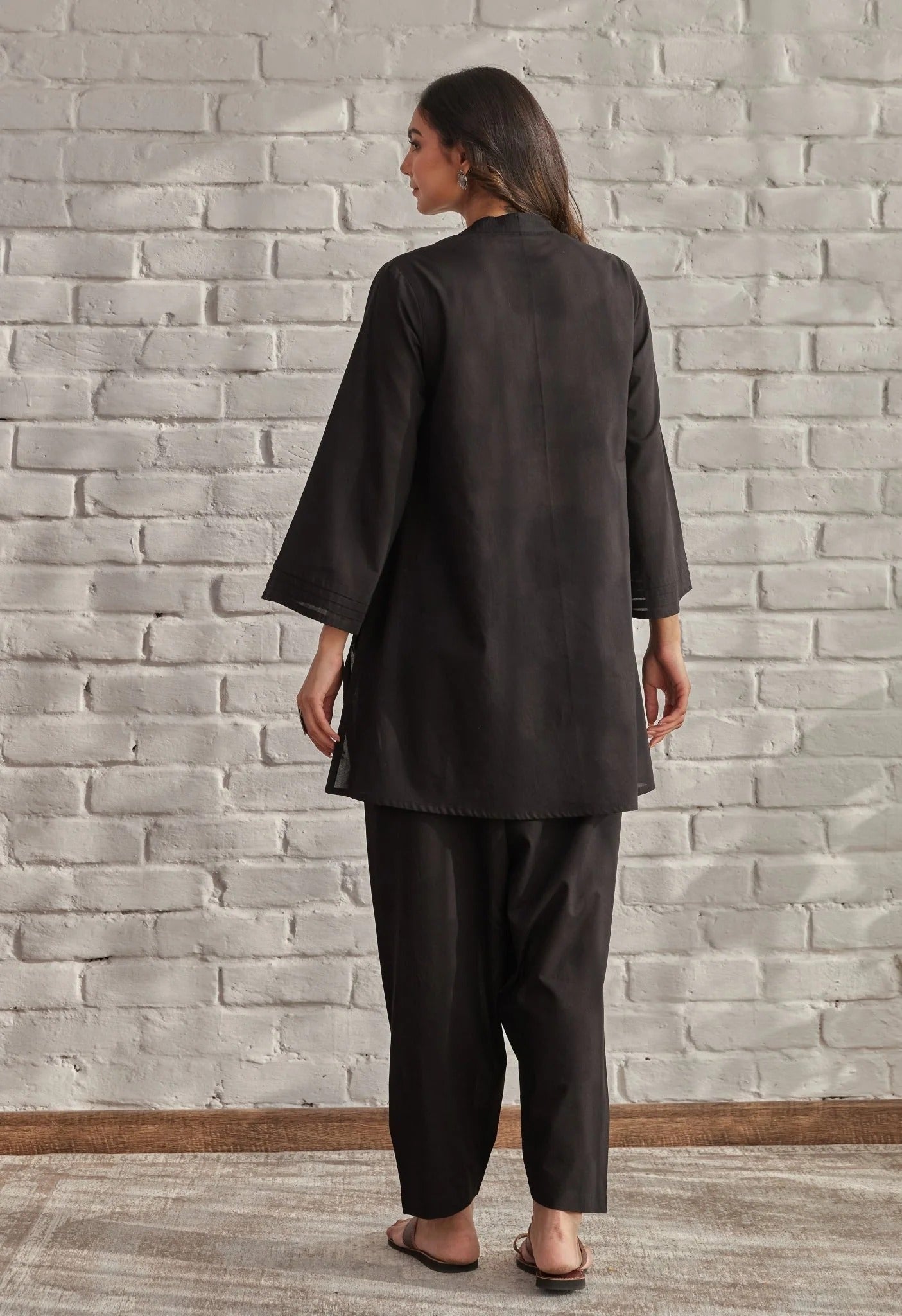 Vedora Cotton Co-Ord Set – Comfort Fit | Full Sleeves
