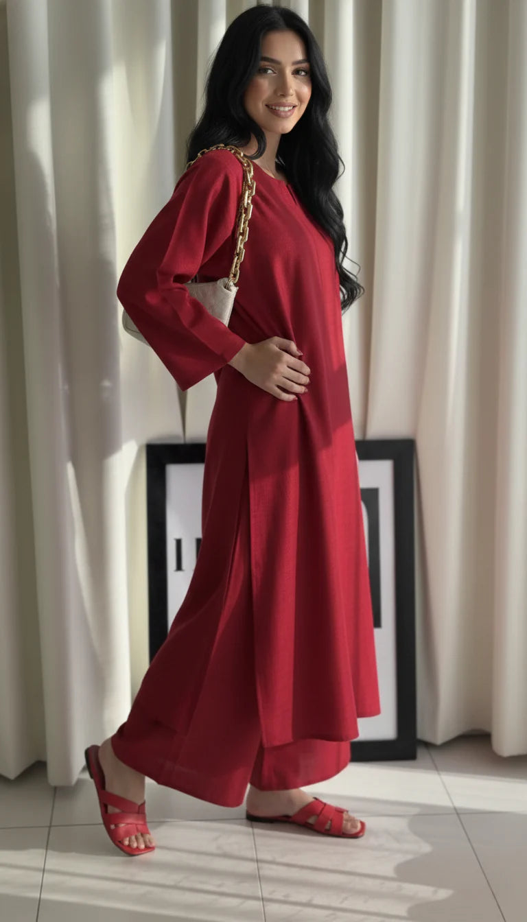 "Tarini" - Elegant Premium Cotton Kurta & Pants Set