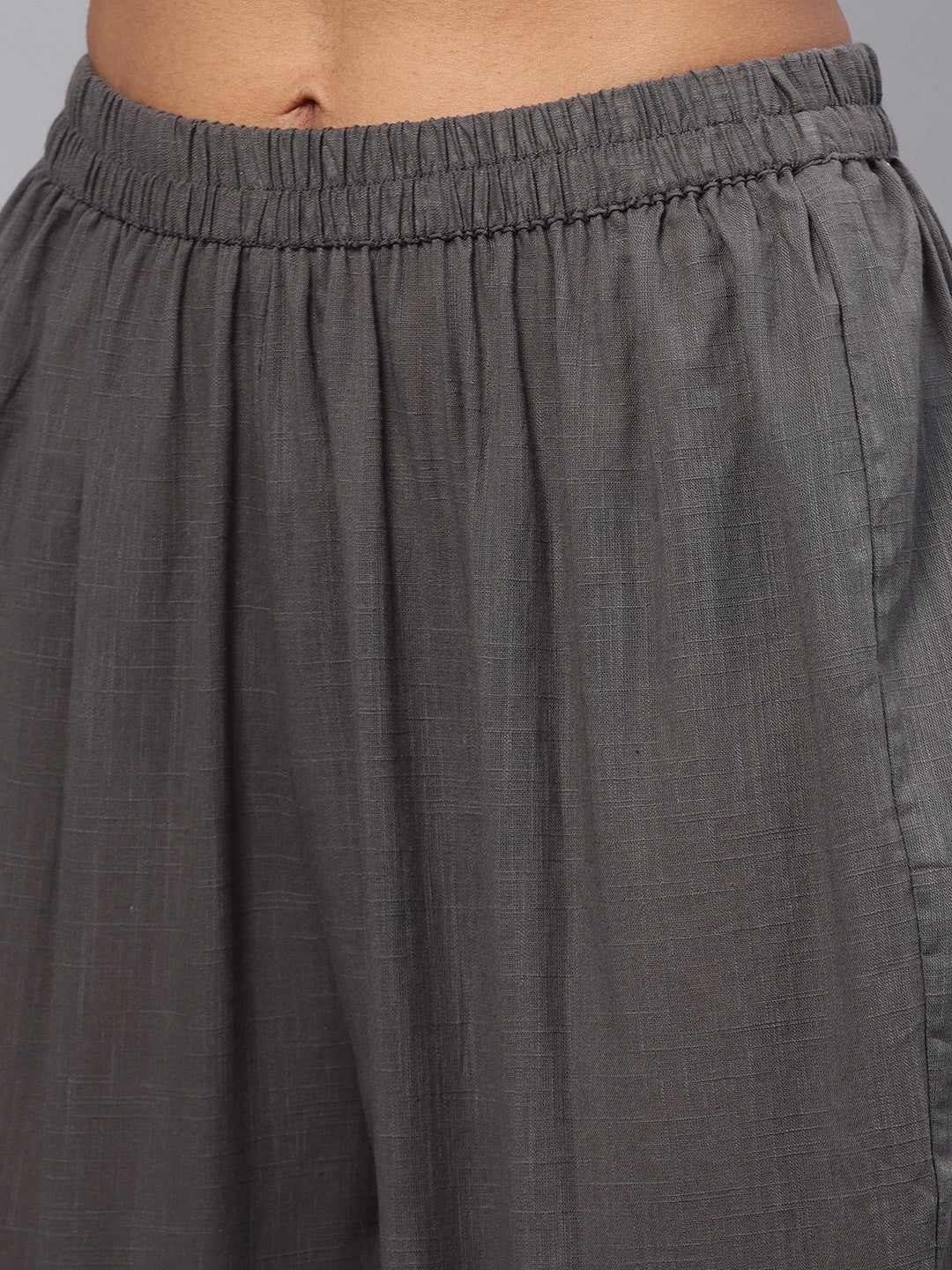 "Adira" - Elegant Cotton Flex Straight Kurta & Pants Set