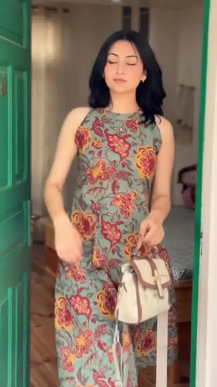 Premium Cotton Kurti & Co-ord Sets – Halterneck Pichwai & Solid Sleeveless Styles