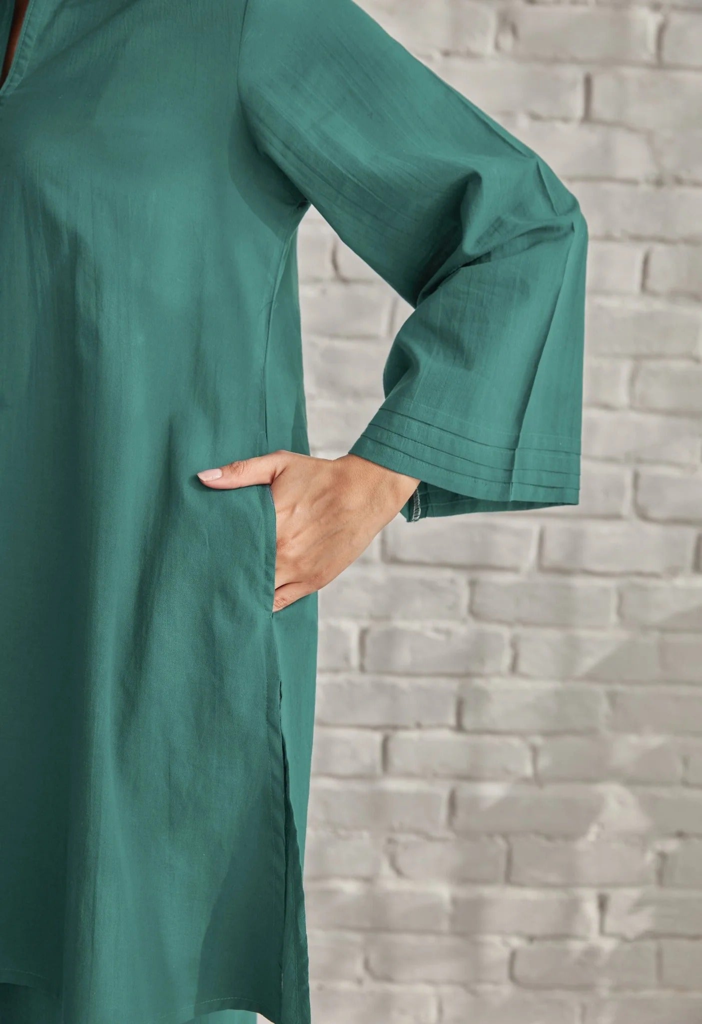 Vedora Cotton Co-Ord Set – Comfort Fit | Full Sleeves