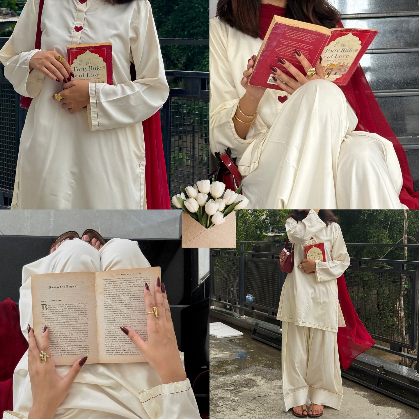 Farsi Ivory – Luxury Salwar Set by Vedora