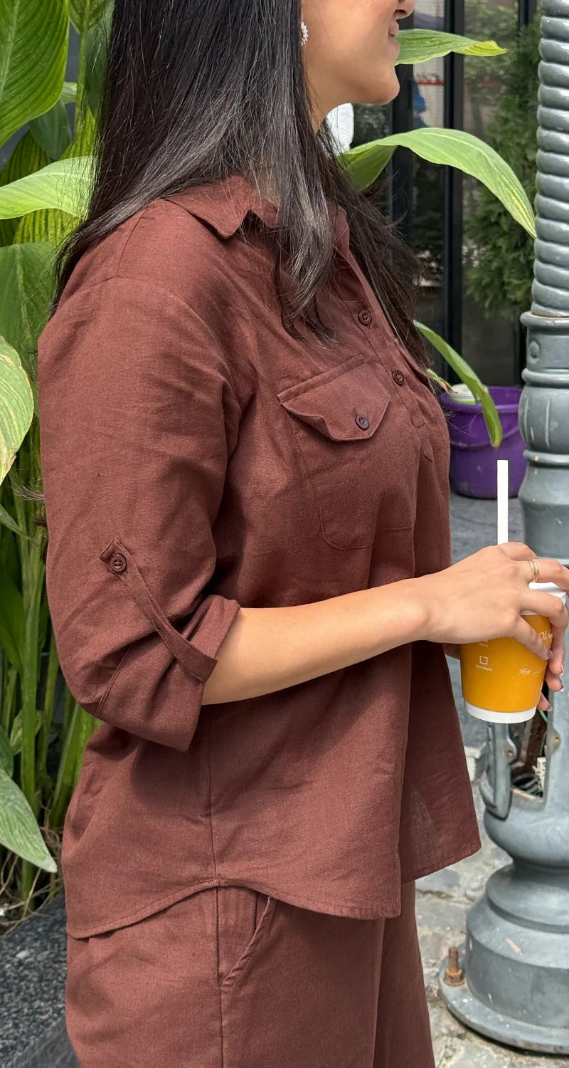 "Kriti" - Cotton Co-ord Set with Utility Pockets