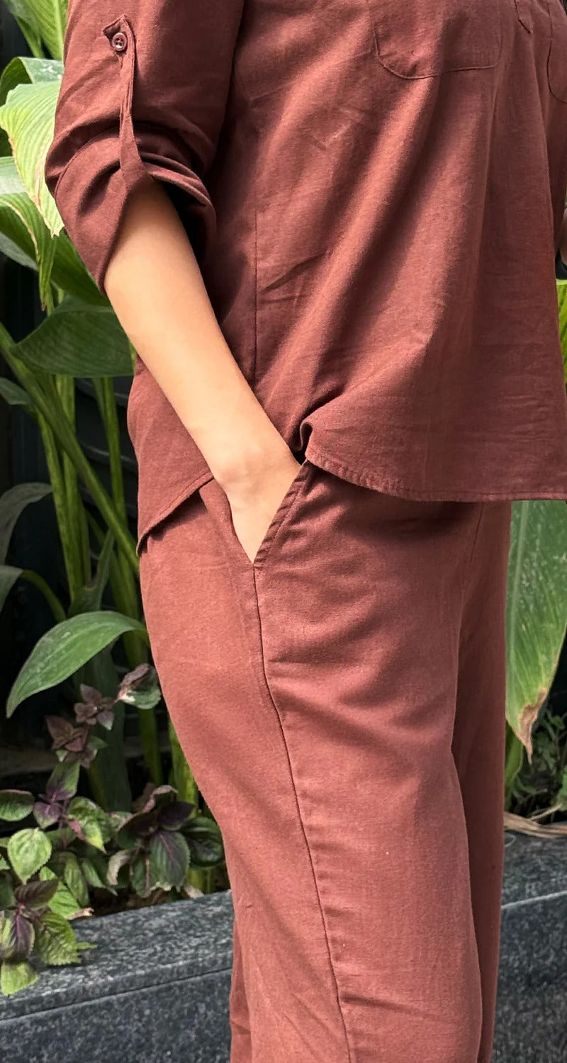 "Kriti" - Cotton Co-ord Set with Utility Pockets
