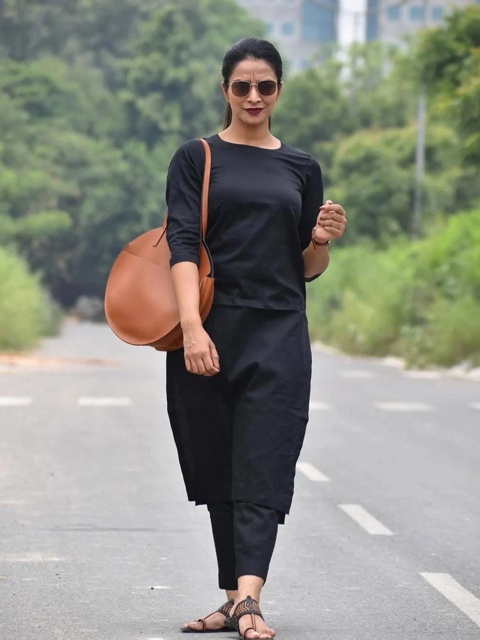 "Yatra" - Minimalist Soft Cotton Co-ord Set with Relaxed Fit