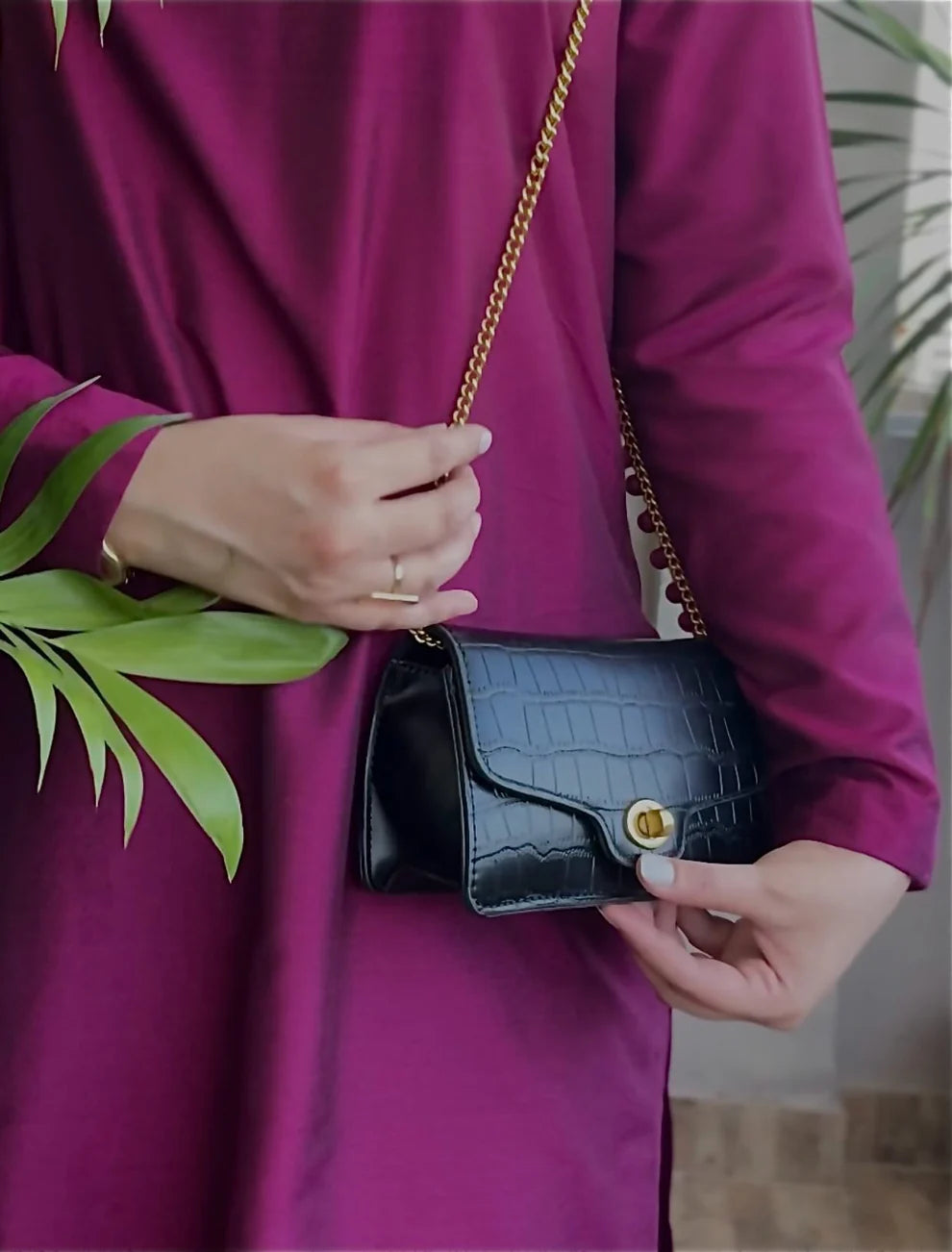 "Raaya" - Rich Wine Cotton Flex Straight Kurta & Pants Set