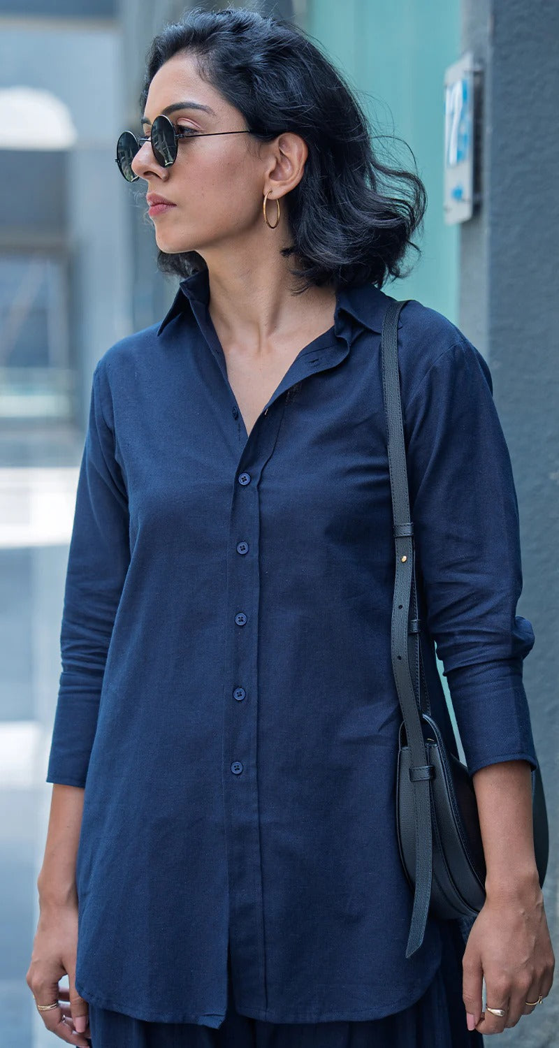 "Samira" - Flowy Cotton Co-ord Set with Balloon Pants