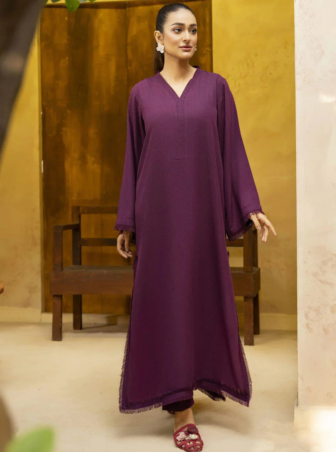 "Mehrin" - Flowy Georgette Straight Kurta & Pants Set