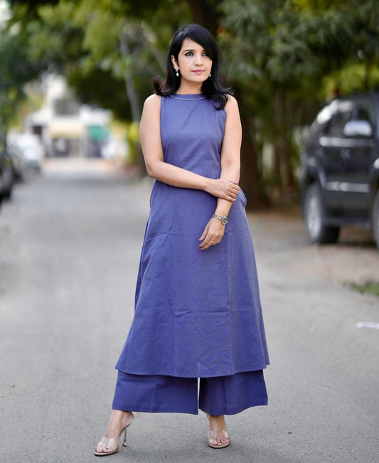 Summer Chic Pure Cotton Kurti/Co-ord Set