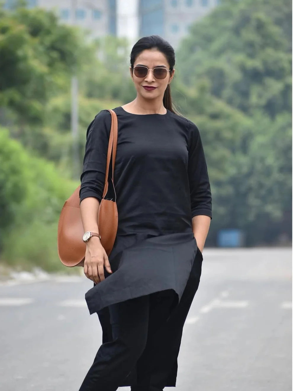 "Yatra" - Minimalist Soft Cotton Co-ord Set with Relaxed Fit