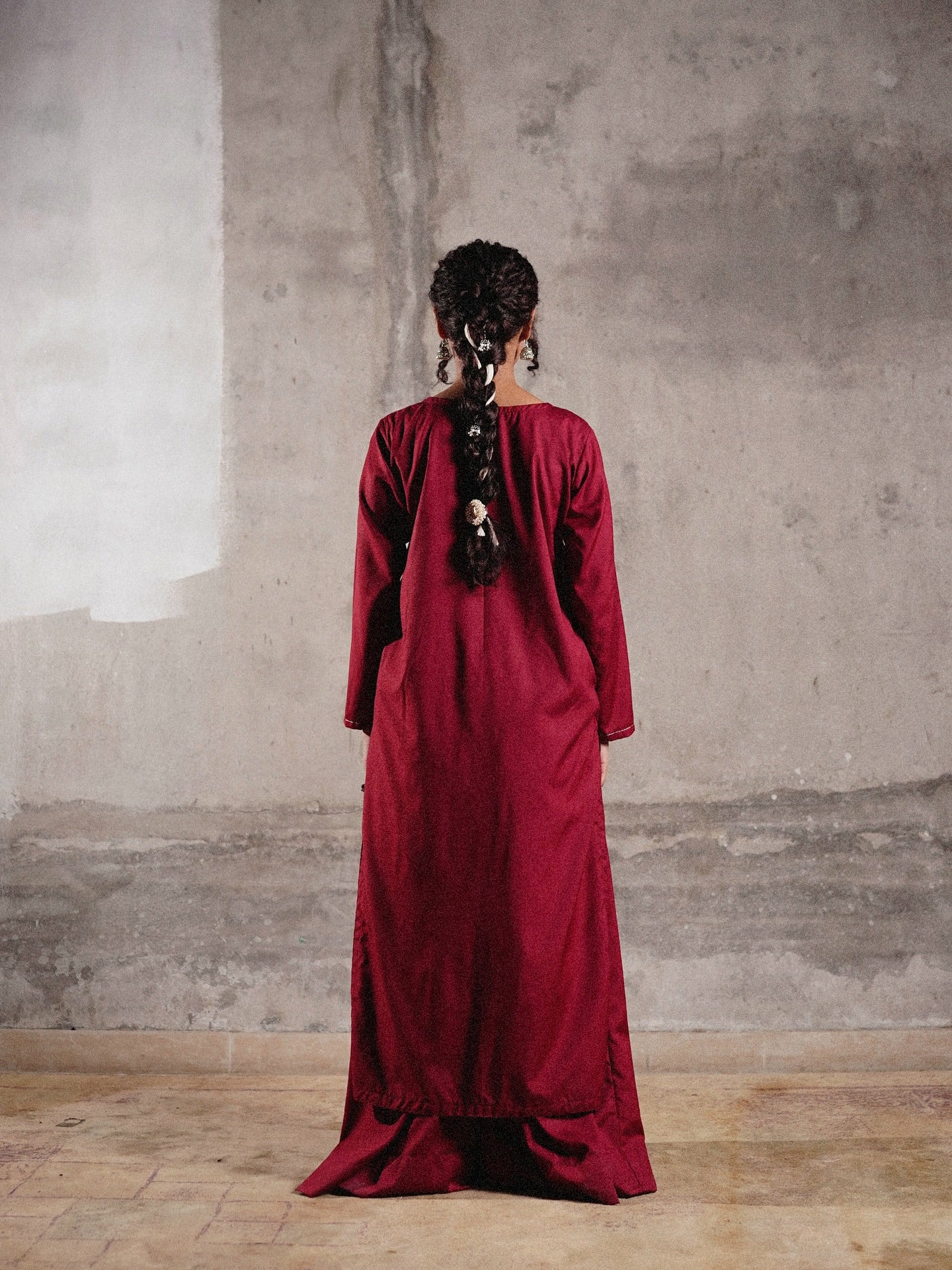 Garnet Glow – Kurta Palazzo Set by Vedora