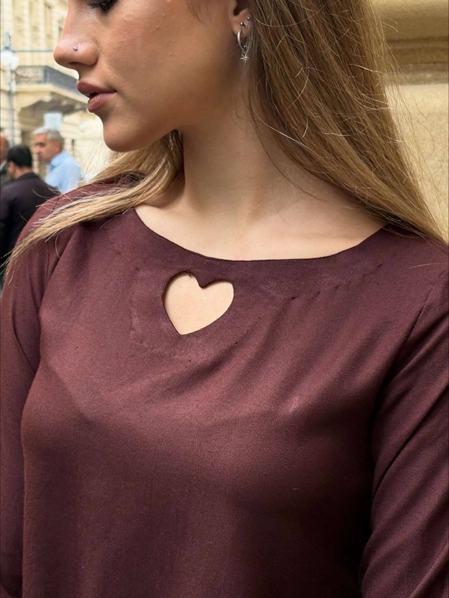 "Mahi" - Coffee Brown Premium Flowing Co-ord Set