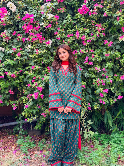 Ruhika Cotton Farshi Salwar Set