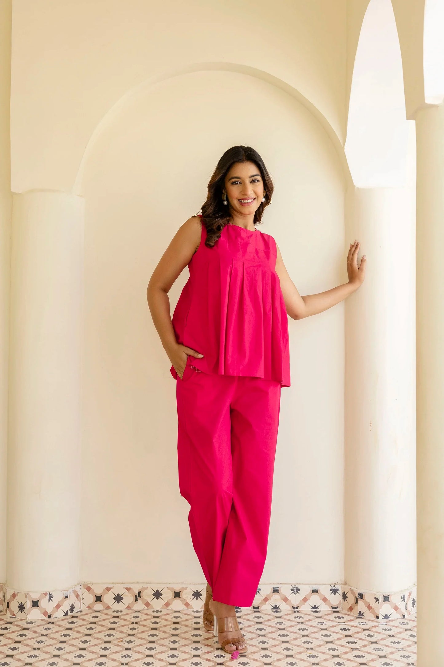 Color Pop Chic: Cotton Co-ord Sets for Effortless Summer Style