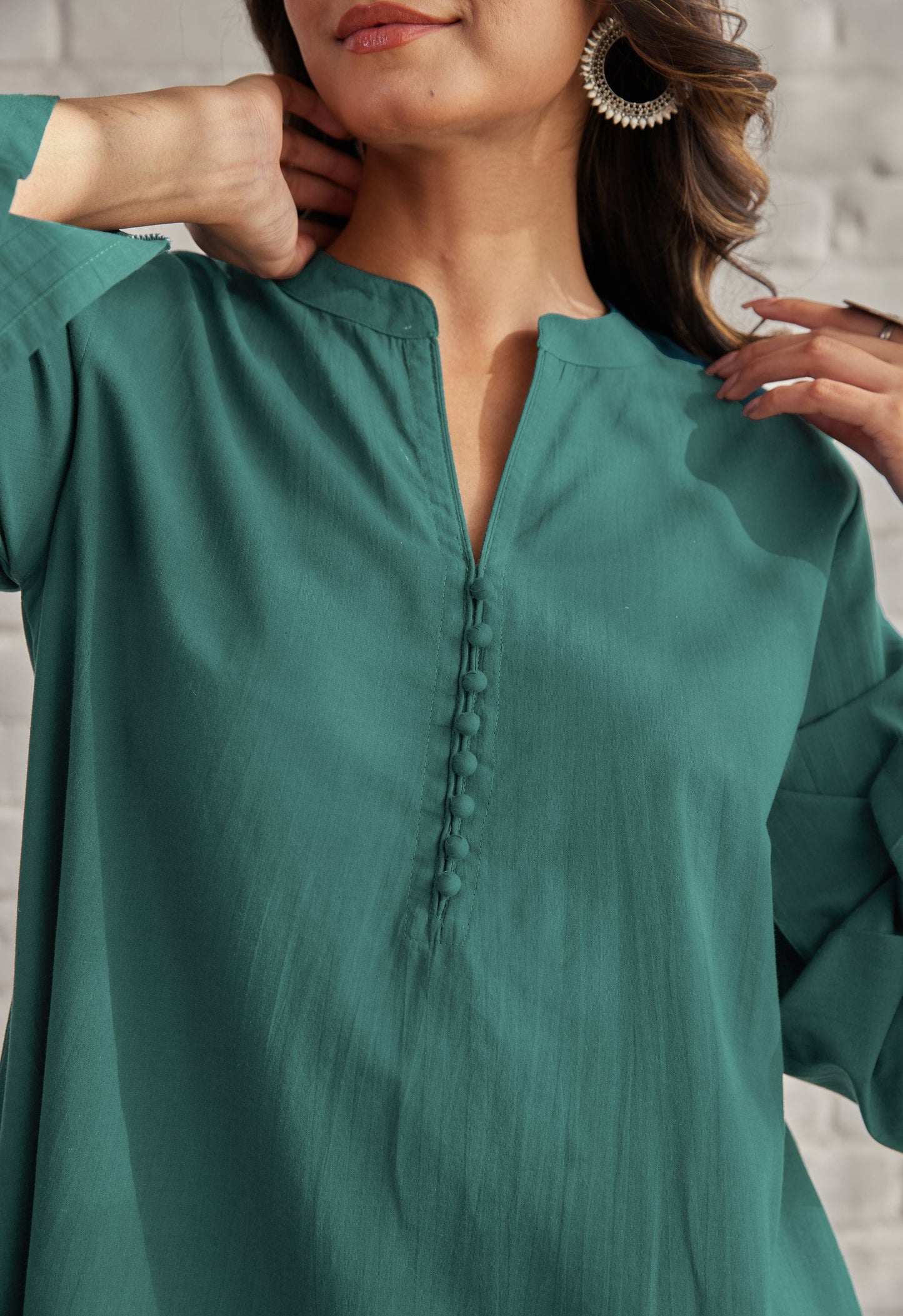 Vedora Cotton Co-Ord Set – Comfort Fit | Full Sleeves