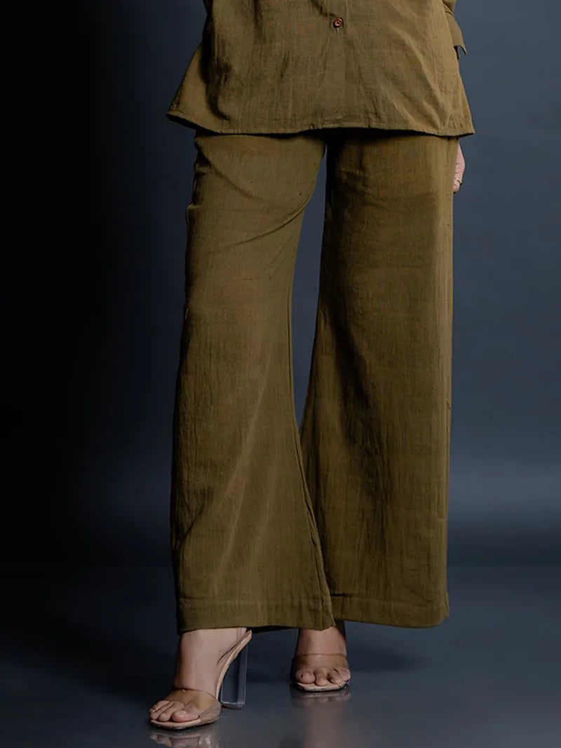 Olive Green Organic Cotton Co-ord Set