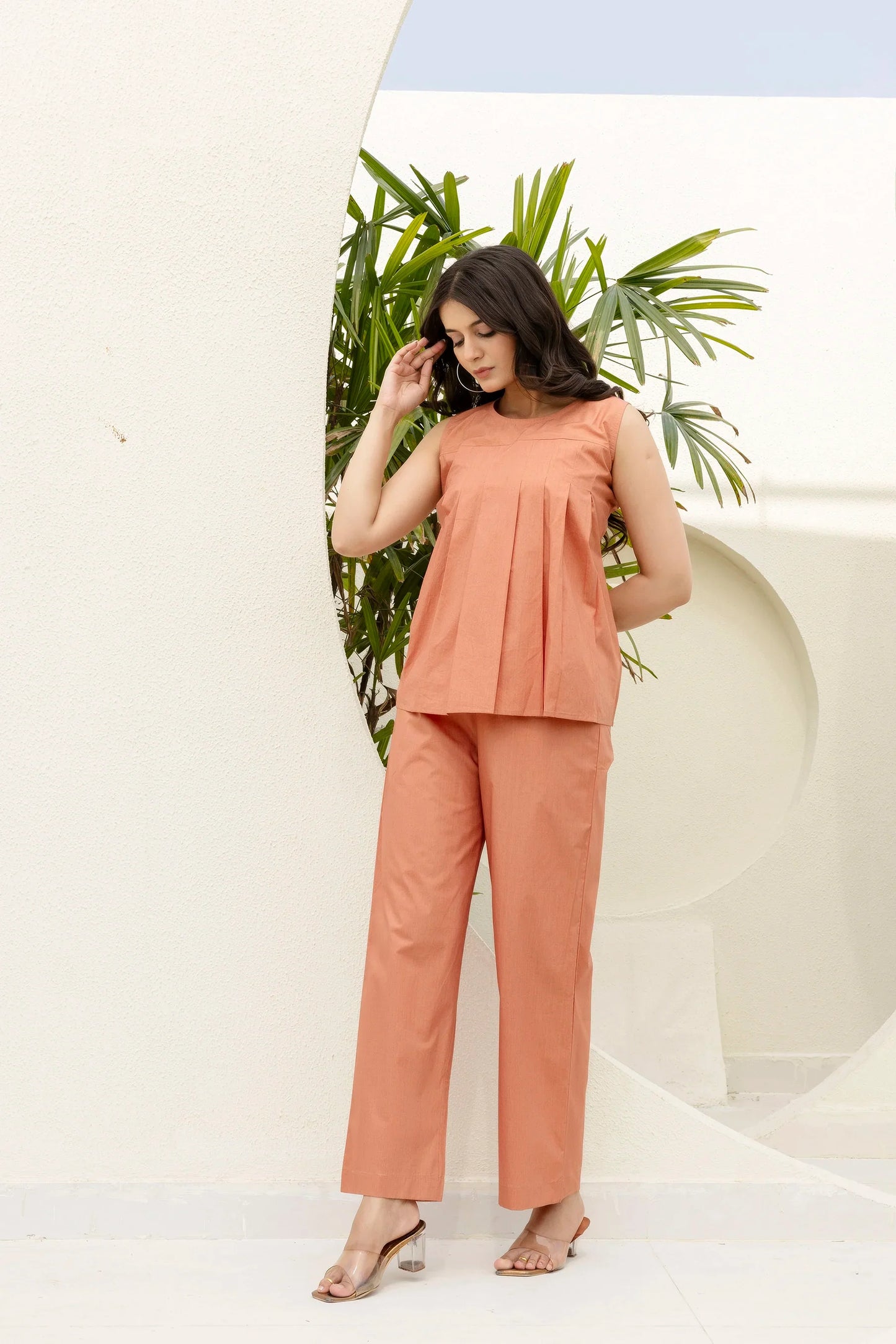 Color Pop Chic: Cotton Co-ord Sets for Effortless Summer Style